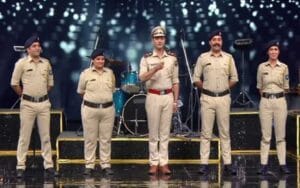 Powerful presentation of Himachal Police on the stage of Colors TV, made it to the next round