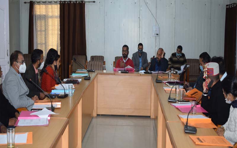 Review meeting organized under drug free India campaign