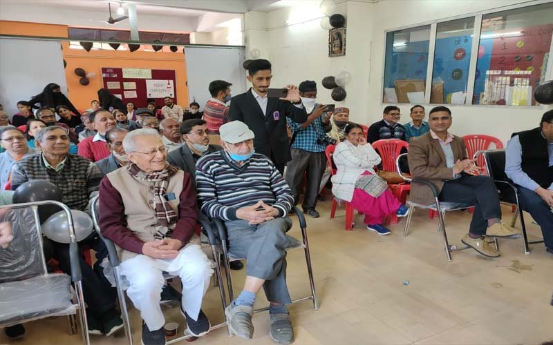 Senior citizens celebrated the fifth foundation day of the organization