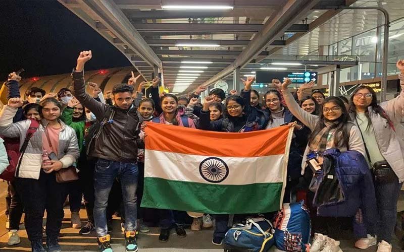 Sixth flight also reached Delhi carrying 240 Indian students stranded in Ukraine