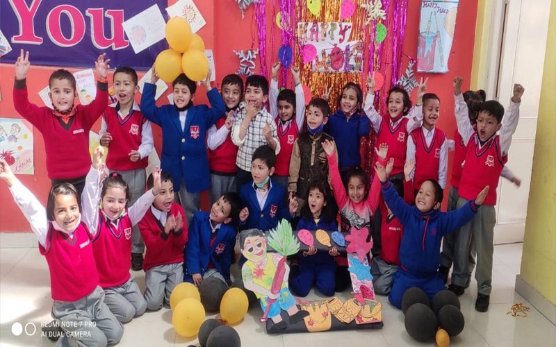 Newbies celebrated Holi fiercely at Genius Global School