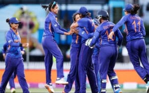 Team India's second win in the Women's World Cup