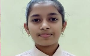 Urvashi Saran, a student of Career Academy Nahan, got first place at the state level