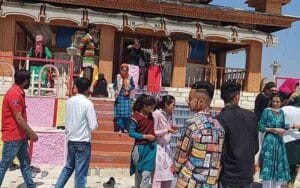 After 2 years on Chaitra Navratri, devotees gathered in Maa Bhangayani temple