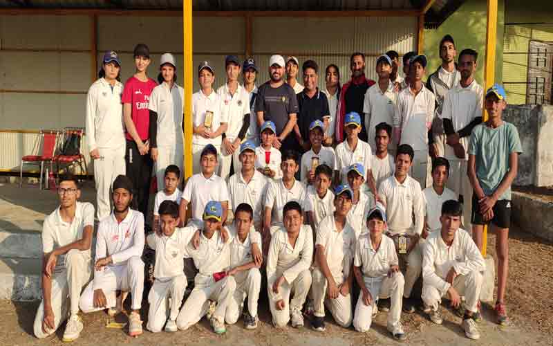 Sarahan Cricket Academy won the title by defeating Paonta Academy