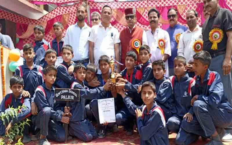 Under-14 sports competition concluded in lead worm