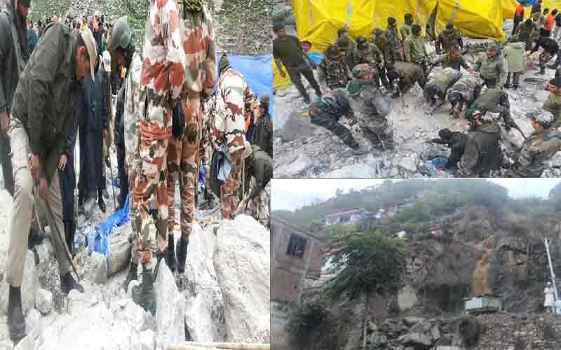 Rescue operation continues by jawans, five people rescued alive from rubble
