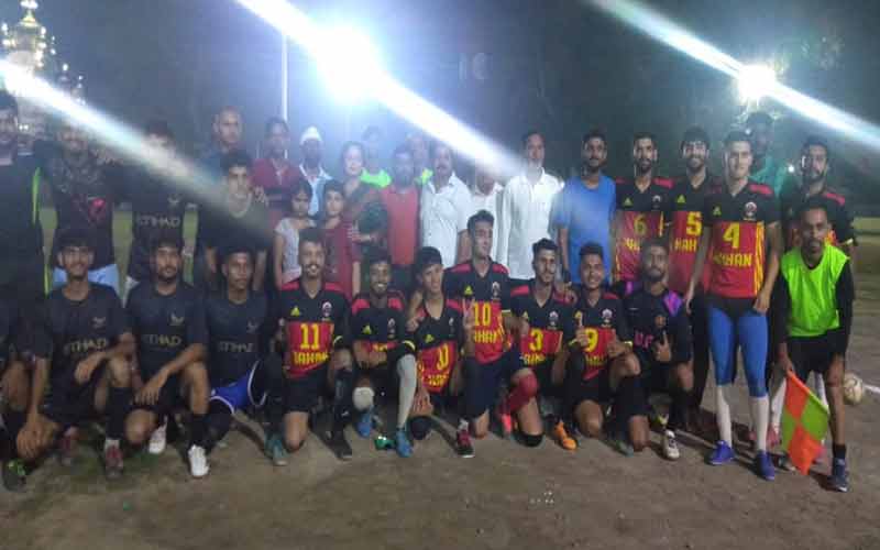 District Football Association and Red Cross Committee launched three-day football tournament