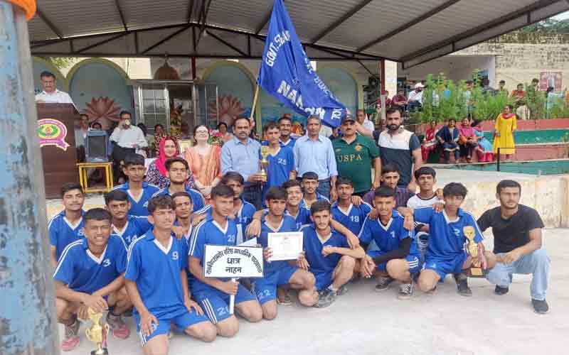 Boy School Nahan dominated the Under-19 sports competition