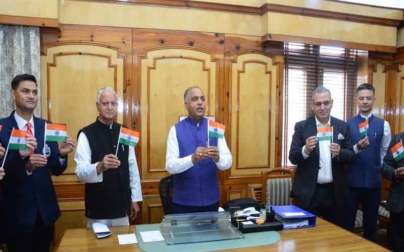 Chief Minister Jai Ram Thakur released Tiranga-Shan tricolor theme song at every house, said...