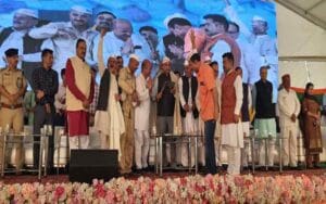 For the first time in the CM's address, the name of Narayan Singh was drawn among the BJP workers.