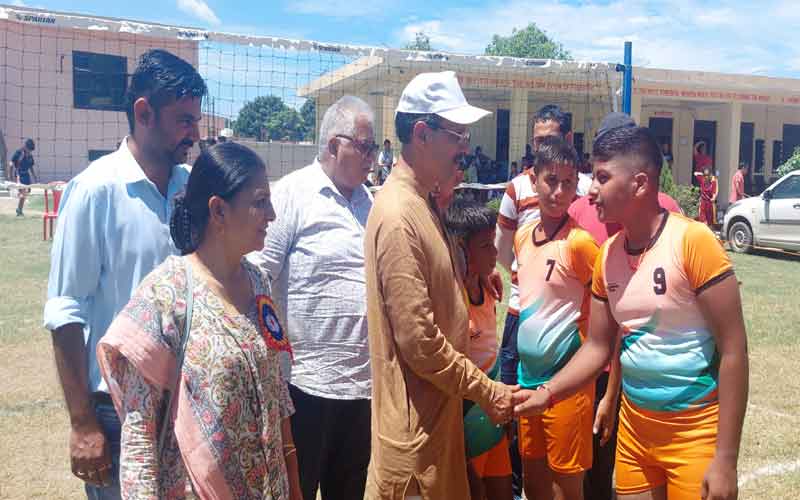 Satti inaugurated the Under-14 zonal level tournament in Nangara, including 409 players...