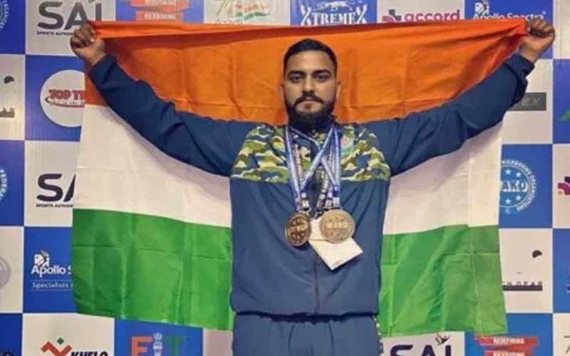 Himachal's son Akhil won two gold medals for India in kickboxing