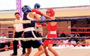 State level boxing competition ends, Vishal and Vikas won gold