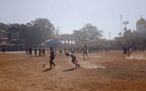 New Year football competition begins at Chaugan Maidan, 20 teams participating
