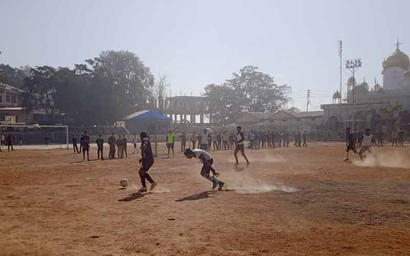 New Year football competition begins at Chaugan Maidan, 20 teams participating
