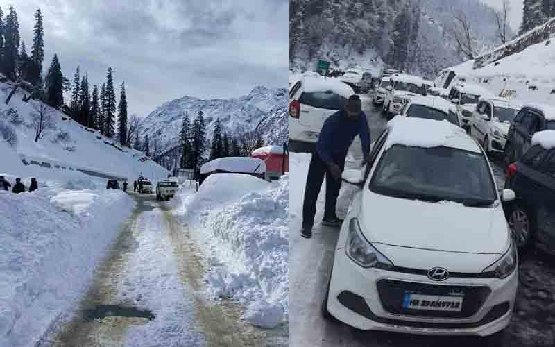Atal-Tunnel Rohtang restored for traffic, at present vehicles will run one-way