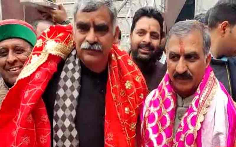 CM Sukhu reached to bow his head in the court of Mother Jwala, said - from the point of view of tourism...