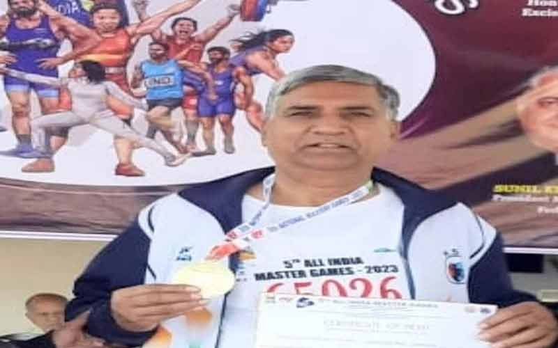 Sirmaur's Rajendra advanced Himachal in National Master Games