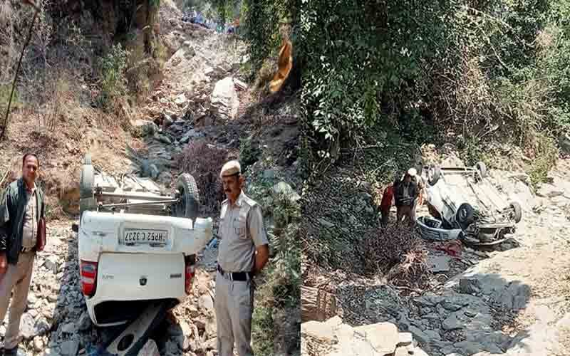 सिरमौर में खाई में गिरी ऑल्टो कार, एक की मौत, दूसरा जख्मी
