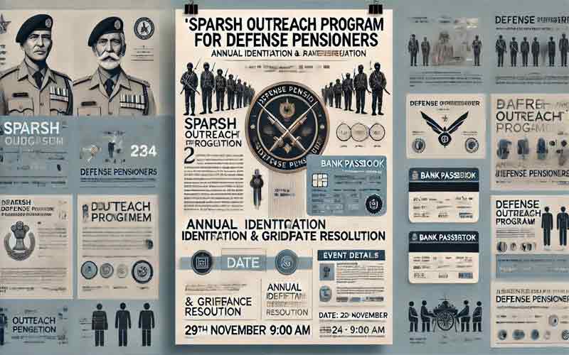 Sparsh Outreach Program for Defense Pensioners on 29th November
