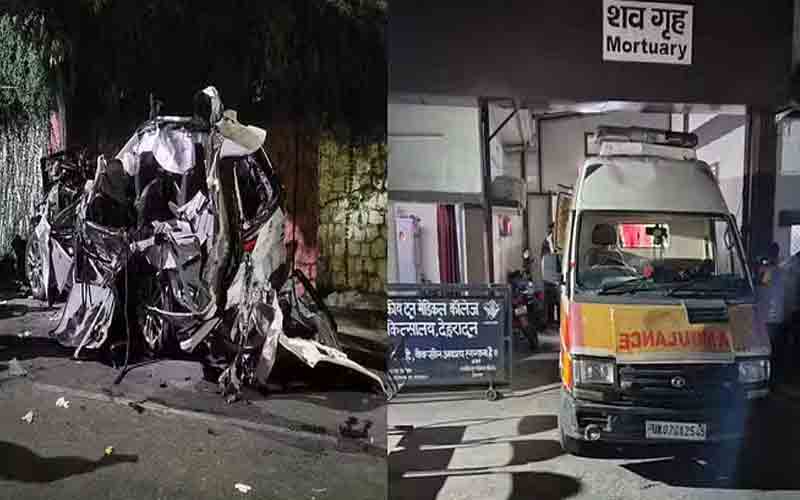 देहरादून में भीषण सड़क हादसा, 6 लोगों की मौत