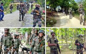 मणिपुर में सुरक्षा बलों के साथ मुठभेड़ में 11 उग्रवादी ढेर, भारी मात्रा में गोला-बारूद बरामद