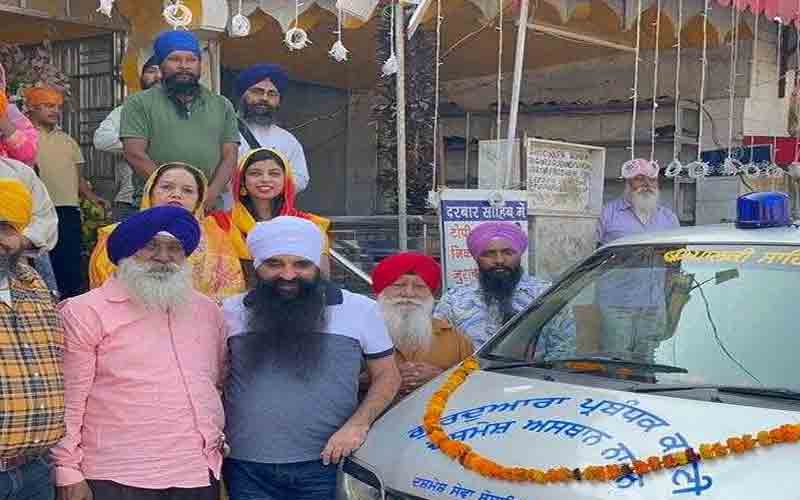 दशमेश सेवा सोसायटी सिरमौर की नई पहल : निशुल्क पालकी साहिब सेवा